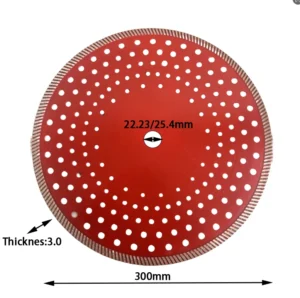 300mm Industrial High quality Diamond Saw Blade OEM Customizable for Quartzite Concrete Ceramic Tile Cutting Manufacturer Direct