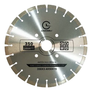 350mm Nitride Coated Diamond Saw Blade for Wet Cutting Granite Concrete Stone OEM Available