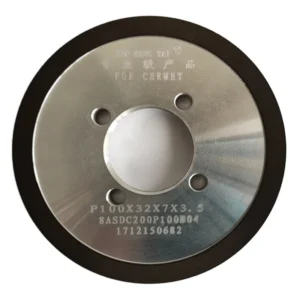 3A1 100X32X7X3.5X8T Cemented Carbide Diamond Grinding Wheel for Carbide Saw Blade Side Angle