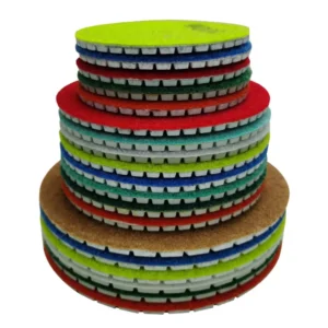3in 4in 5in Diamond Polishing Grinding Discs Customizable OEM Marble Granite Polishing Pads