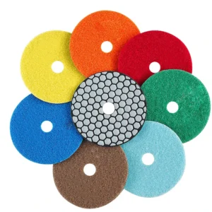3inch Diamond Buffing Pads for Marble Stone Polishing High Glossy