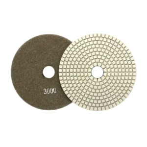 3mm 6mm 8mm Thick 4″ 100mm Wet Diamond Polishing Pads for Concrete Floor Stone Marble Granite Surface