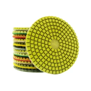 3mm 6mm 8mm Thick Wet Diamond Polishing Pads 100mm 4″ OEM for Concrete Floor Stone Marble Granite