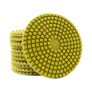 3mm 6mm 8mm Thickness 4″ 100mm Diamond Wet Polishing Pads for Concrete Floor Stone Marble Granite Surface Polishing