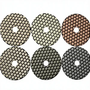 4″ 100MM Resin Bond Diamond Dry Polishing Pads Flexible Grinding Disc Marble Sanding Disc for Granite Tile