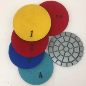 4″ 100mm Diamond Resin Grinding Disc Cement Floor Grinding Disc Cured Floor Grinding Disc Dry and Wet Use Polishing Pads