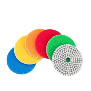 3mm 6mm 8mm Thick Diamond Wet Polishing Pads 4″ 100mm OEM Concrete Floor Granite Marble Stone Surface Polishing