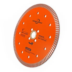 4”-9”/150mm Turbo Diamond Saw Blades Continuous Rim Narrow Hot Press for Granite Marble Engineered Stone
