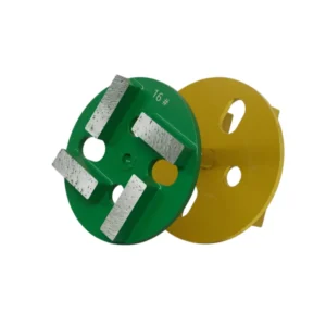 4″ Diamond Grinding Disc Compatible with Husqvarna Floor Grinder 4 Segment Metal Bond Pad
