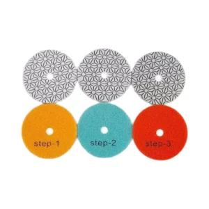 4″ Dry Diamond Polishing Pads Flexible Grinding Disc Marble Sanding Disc for Stone