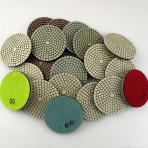4-In Diamond Polishing Pads for Concrete & Stone Resin Bond Polishing Discs for Granite Marble & Terrazzo Floor