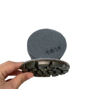 4 Inch 100 x 7 mm Diamond Polishing Pads Dry Use for Very Hard Concrete Floor
