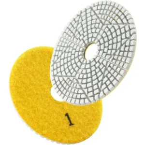 4 Inch 100mm Diamond Polishing Pads Concrete Cement Floor Diamond Granite Marble Flexible Wet Dry Grinding Polishing Pads