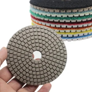4-Inch 100mm Diamond Polishing Pads for Granite Concrete Marble Stone Buffing Pads for Floor Polishing Power Tools
