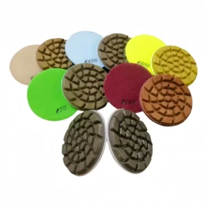 4 Inch (100mm) Dry Diamond Polishing Pads for Concrete Floor Grinding OEM Customizable
