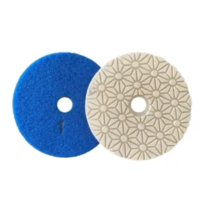 4 Inch 3 Step Diamond Wet Polishing Pads for Marble Granite Stone Tile Quartz