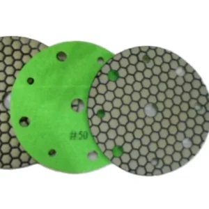4 Inch 5 Inch 6 Inch Diamond Flexible Dry Polishing Pads Resin Bond Sanding Disc for Granite Marble Concrete