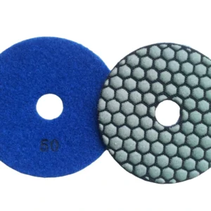 4 Inch 5inch 7inch Resin Polishing Pads for Marble Stone Hand Grinder Abrasive Grinding Stone Honeycomb Dry Polishing Pad