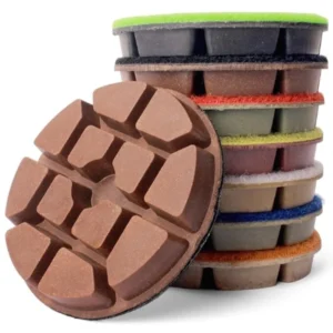 4 Inch Coarse Abrasive Buffing Pads for Granite Floor Polishing Wet Dry Use OEM Customizable