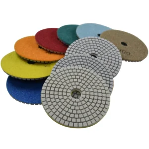 4 Inch Diamond Concrete Grinder Stone OEM Customizable Dry Polishing Buffing Pads for Floor 100mm for Marble Granite Quartz