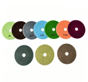 4 Inch Diamond Polishing Pad Wet Dry Very Fine Grit Floor Stone Marble Concrete Wet Dry Polishing Buffing Pad