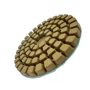 4 Inch Diamond Polishing Pads Set 8mm Thickness for Cement Concrete Floor Grinder and Polisher