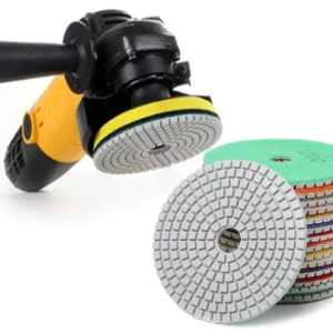 4 Inch Diamond Polishing Stone Buffing Pads for Granite Floor Marble Wet Polishing 100mm Diameter OEM Customizable