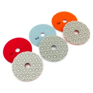 4 Inch Diamond Resin Polishing Abrasive Pad for Stone Marble Granite Concrete Floor