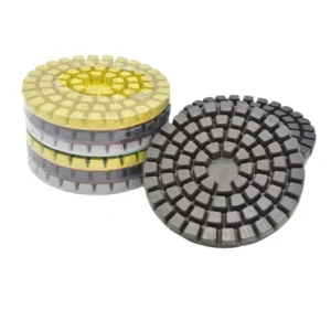 4 Inch Dry Use Diamond Polishing Pad for Engineered Stone Marble Granite and Concrete Floor Applications