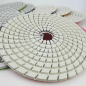4 Inch Flexible Diamond Polishing Pads Wet Buffing Pads for Car Bodies and Floors for Grinding Quartz Marble Granite