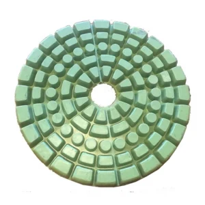 4 Inch Resin Diamond Abrasive Disc Polishing Pad Medium Hardness OEM Available for Wet Grinding Terrazzo Concrete Floors