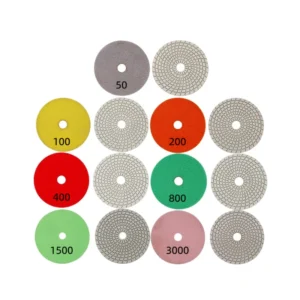 4 Inch Resin Diamond Wet Polishing Pads for Stone and Concrete Floor