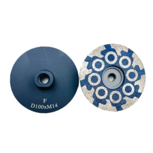 4 Inch Resin Filled Metal Bond Cup Wheel for Granite High Hardness Diamond Tools Sanding Disc 5 8-11 M14 Thread