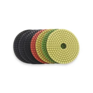 4 Inch Wet Diamond Abrasive Disc OEM Customizable Polishing Pads for Stone