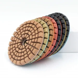 4 Inch Wet Diamond Polishing Pads High Microfiber Dry Polishing for Floor Granite Marble Concrete Stones 100mm Buff