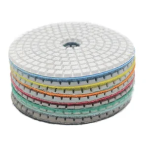 4-Inch Wet Dry Granite Concrete Marble Stone Polishing Power Tools Kit 100mm Diamond Polishing Pads Buffing Pads for Floor