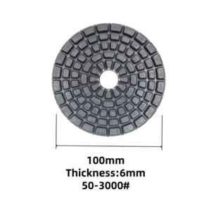 Customized 4 Inch Diamond Polishing Pads Wet Dry Set for Marble Quartz Stone Granite Concrete Polishing OEM Support