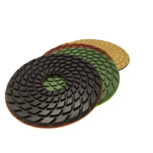 4 Inch Wet Polishing Spiral Turbo Design Diamond Polishing Pads 50 3000 Grit Concrete Stone Floors Compatible Polishers