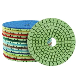 4 Inch Wet or Dry Diamond Polishing Pad for Granite Stone Concrete Marble Floor Grinder & Polisher