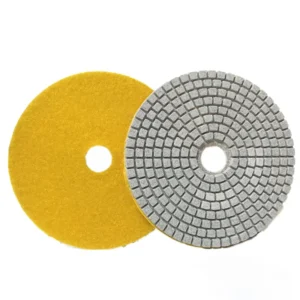 4-inch 100mm Grinding Pads Diamond Polishing Pads Soft Grinding Pads for Stone and Marble Renovation Wet and Dry Grinding