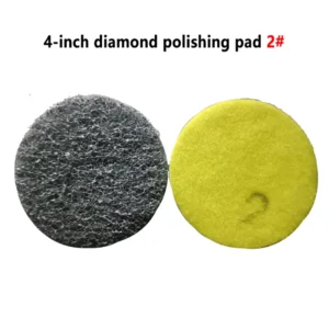4-inch Diamond Polishing Pad 2# Used for Marble Terrazzo Floor Tiles Epoxy Resin Rubber Flooring PVC Flooring Etc