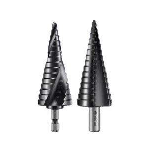 4241 HSS High Speed Steel Drill Bits 4-40mm Round Shank Surface Finish Carbide Step Drill Bit For Machine Tools