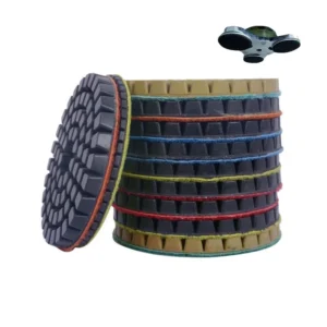 4Inch Wet Polishing Pad Thickened Marble Grinding Disc for Concrete Flooring and Marble