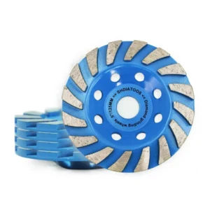 4in/4.5in/5in Metal Bond Sintered Turbo Segment Diamond Cup Grinding Wheel Grinding Abrasive Disc Cutting Wheel Stone Concrete