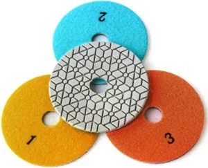 4inch Diamond Polishing Pads 3 Steps Floor Polishing Pads for Stone Concrete Tile