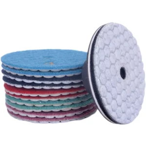 4inch Dry Diamond Grinding Discs & Polishing Pads for Granite Marble Stone OEM Customizable Model 100