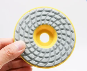 4inch Dry Diamond Polishing Pad Disc Fine Abrasive Granite Marble Stone Glass Edge Trimming Customizable Grit