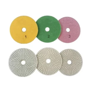 4step Diamond Polish Pad100mm for Stone Tools Quartz Marble Granite