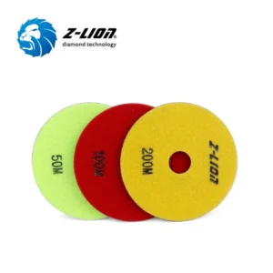 5 Inch Wet Metal Polishing Pads Granite Marble Artificial Stone Diamond Tool