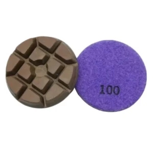 50 100 200 400 800 Grit 4 Inch 100mm Diamond Polishing Pads for Concrete Floor OEM